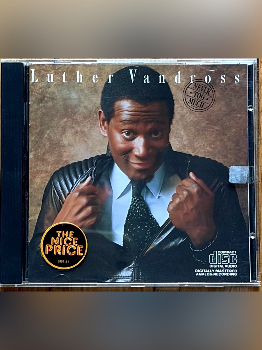 Vintage / Iconic Luther Vandross - Never Too Much 1981 DEBUT SOLO ALBUM CD